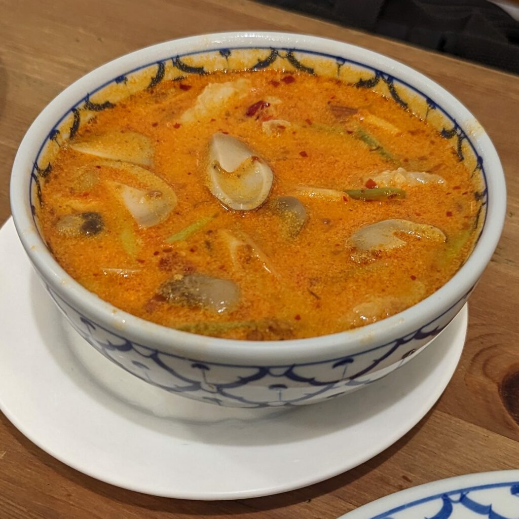 Featured image of 87 Just Thai's Chicken Red Tom Yum Soup