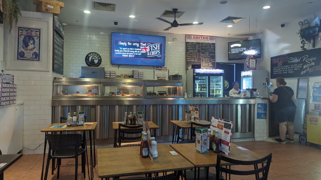 Featured image of Smith's Authentic British Fish and Chips' dining interior